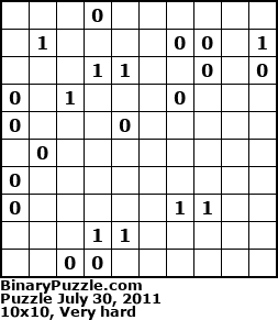 Binary Puzzle