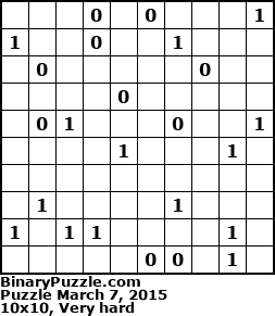 Binary Puzzle