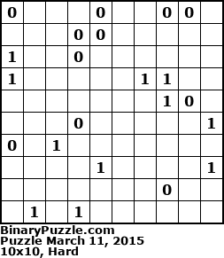 Binary Puzzle