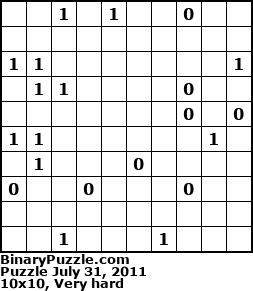 Binary Puzzle