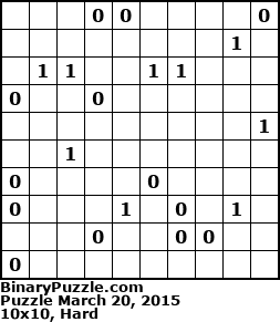 Binary Puzzle