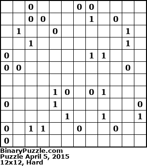 Binary Puzzle