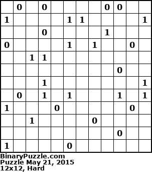Binary Puzzle