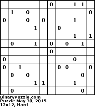 Binary Puzzle