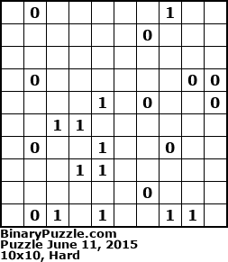 Binary Puzzle
