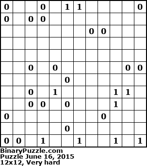 Binary Puzzle