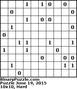 Binary Puzzle