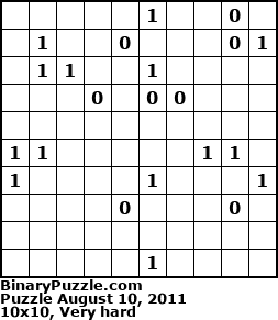 Binary Puzzle