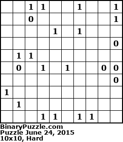 Binary Puzzle