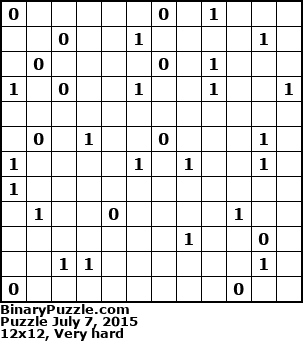 Binary Puzzle