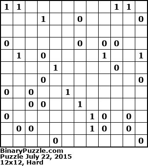 Binary Puzzle