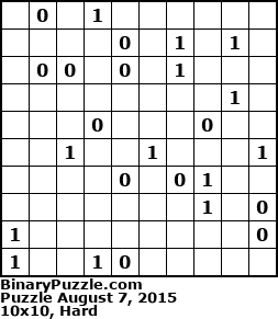 Binary Puzzle