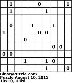 Binary Puzzle