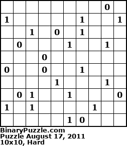 Binary Puzzle