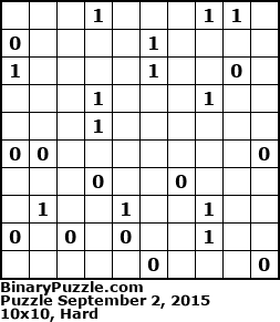 Binary Puzzle