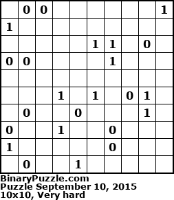 Binary Puzzle