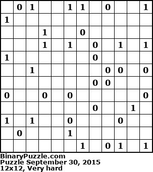 Binary Puzzle