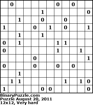 Binary Puzzle