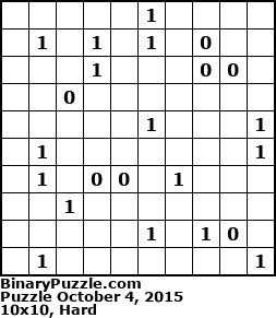 Binary Puzzle