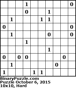 Binary Puzzle
