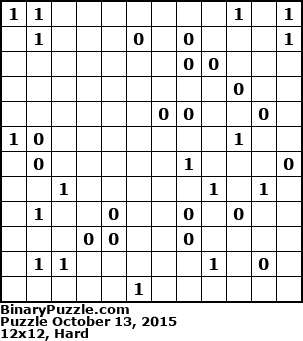 Binary Puzzle