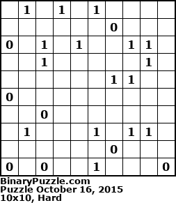 Binary Puzzle