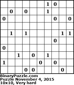 Binary Puzzle