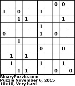 Binary Puzzle