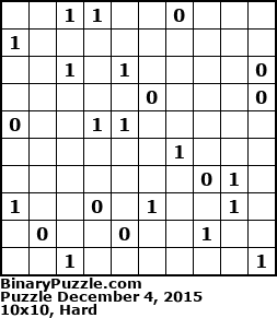 Binary Puzzle