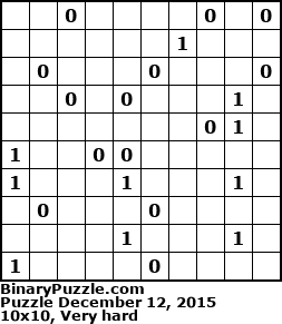 Binary Puzzle