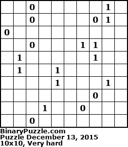 Binary Puzzle