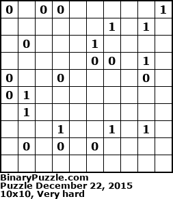 Binary Puzzle