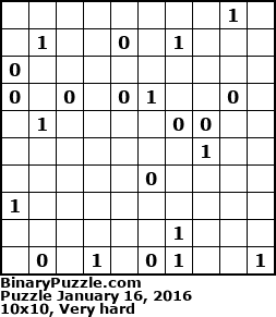 Binary Puzzle