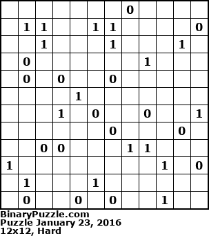 Binary Puzzle