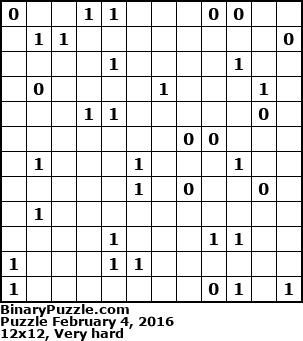 Binary Puzzle