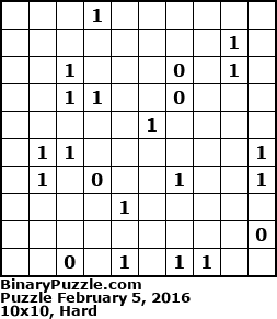 Binary Puzzle