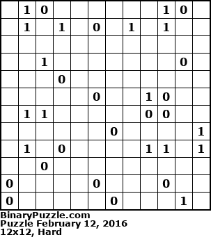 Binary Puzzle