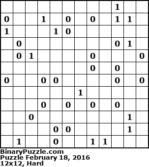 Binary Puzzle