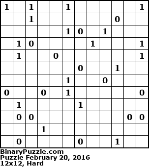 Binary Puzzle