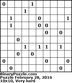 Binary Puzzle