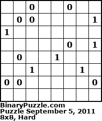 Binary Puzzle