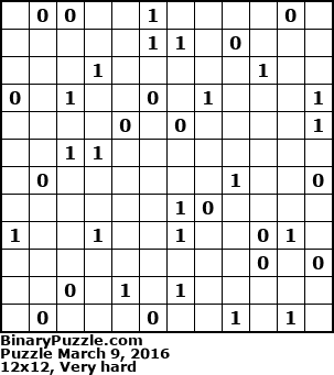 Binary Puzzle