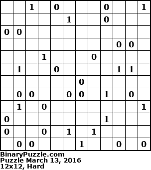 Binary Puzzle