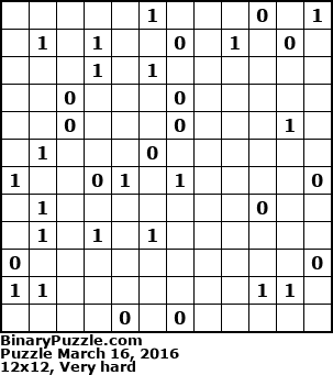Binary Puzzle