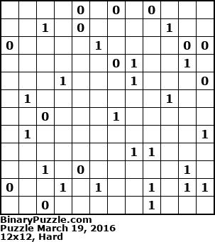 Binary Puzzle