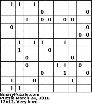 Binary Puzzle