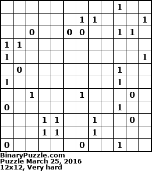 Binary Puzzle