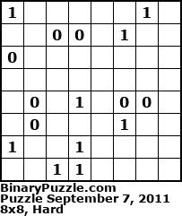 Binary Puzzle