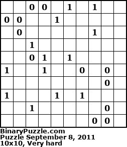Binary Puzzle