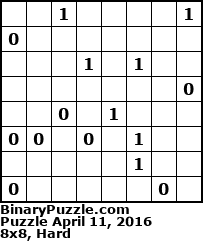 Binary Puzzle